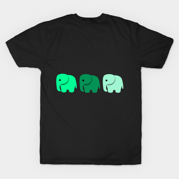 Green Blue Cyan Shirt Elephant Shirt Cute Shirt Funny Shirt Animal Shirt Nature Shirt Africa Shirt Inspirational Shirt Sarcastic Shirt Pet Lover Shirt Birthday Gift by EpsilonEridani